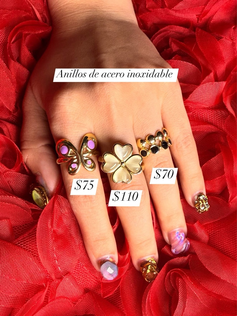 Anillos de acero mariposa