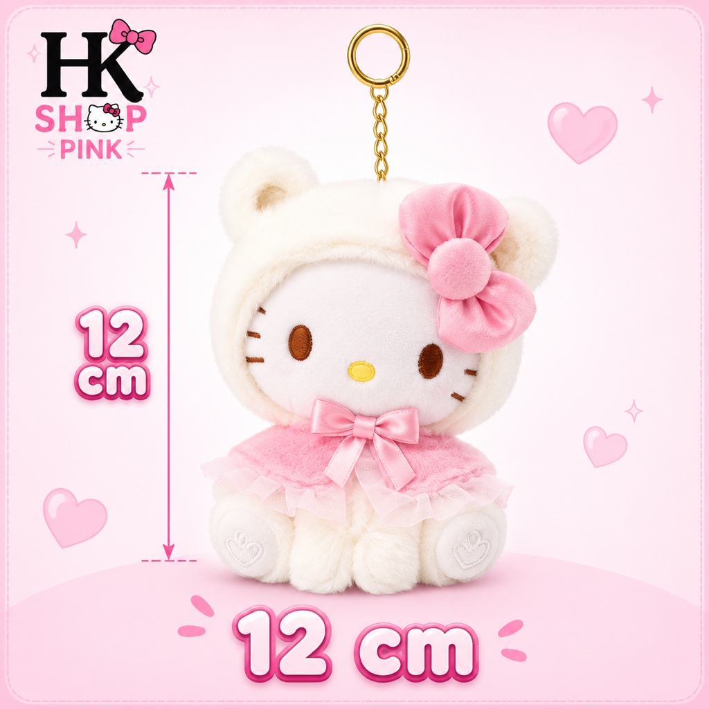 Llavero Hk Disfraz gato blanco