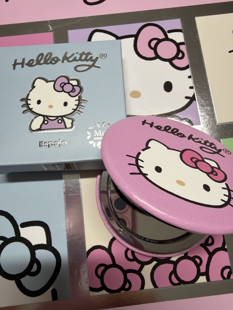 Espejo de bolso hello Kitty