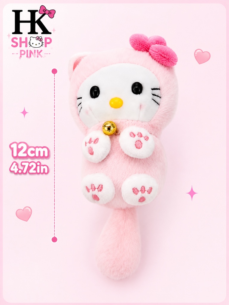 Llavero Hk disfraz gato rosa
