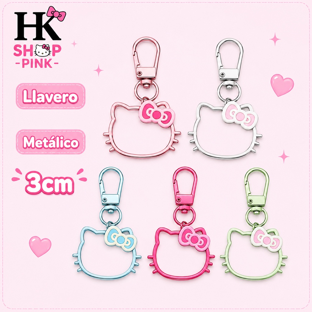 Llavero cara Hk silueta colores