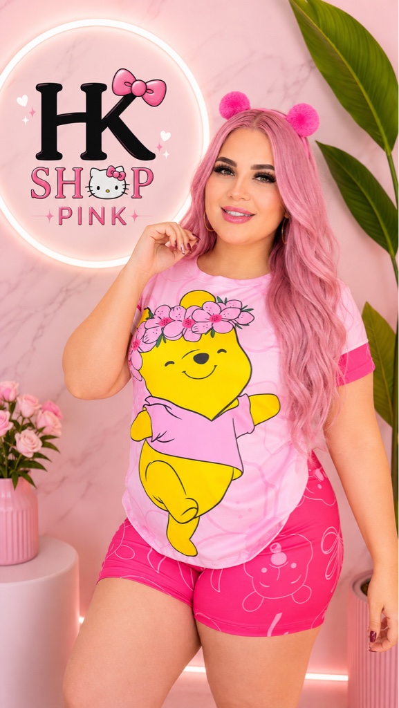 Pijama plus camisa y short