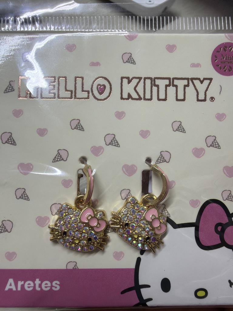 Arete pequeño hello Kitty