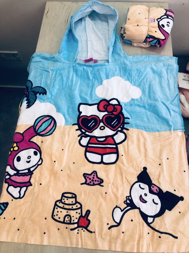 Toalla niña capucha