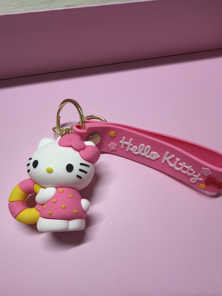 Llavero hello Kitty flotador