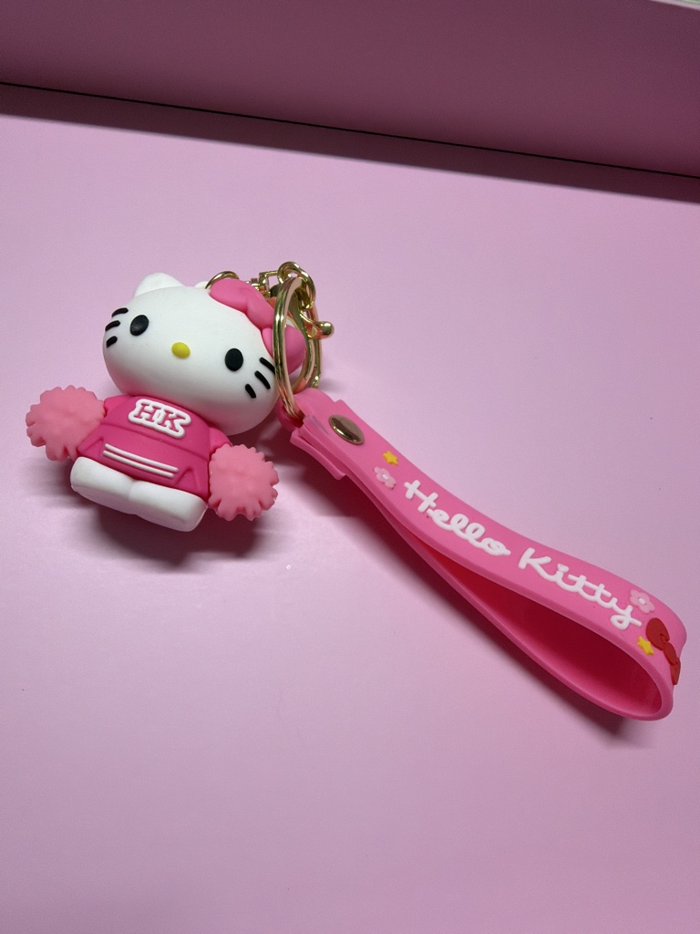 Llavero hello Kitty porrista