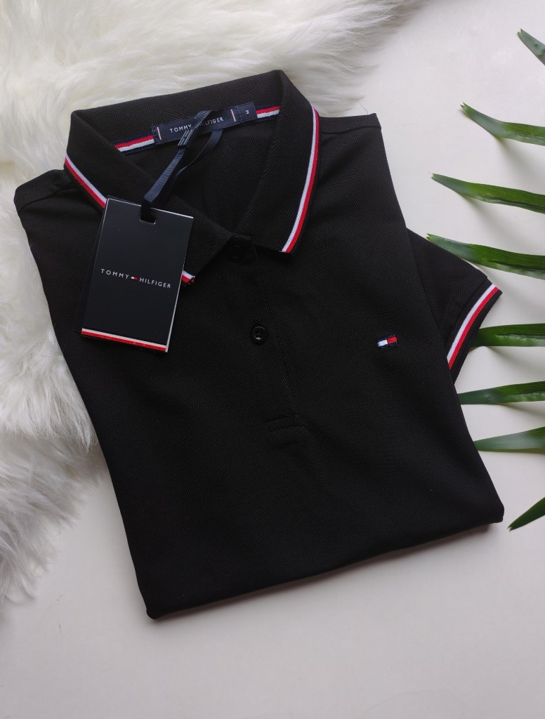 Tommy Hilfiger negro polo