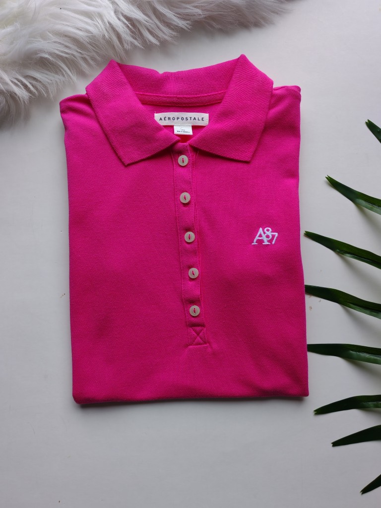 Aeropostale polo rosa fucsia