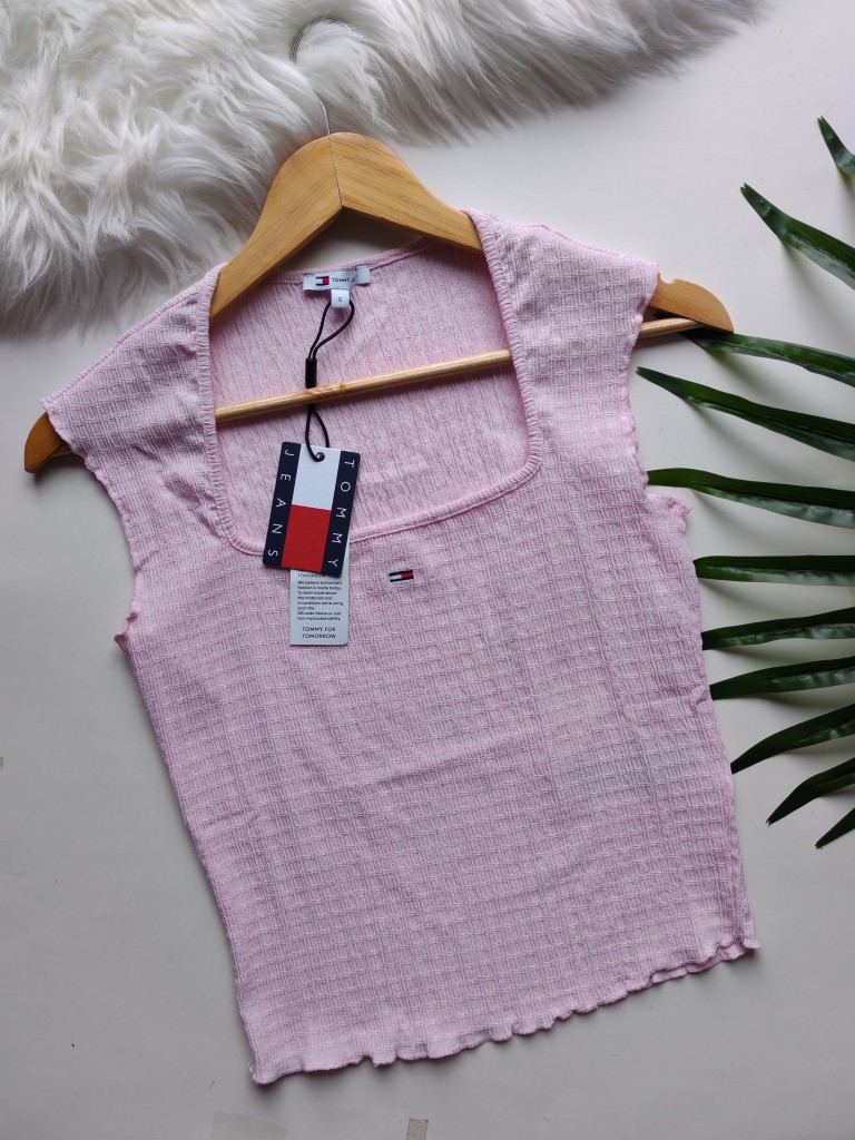 Tommy Jeans blusa rosada M