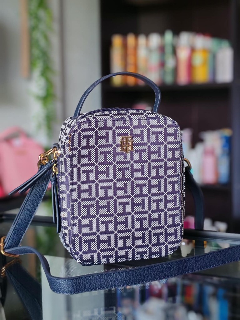 Tommy Hilfiger bolso cruzado azul