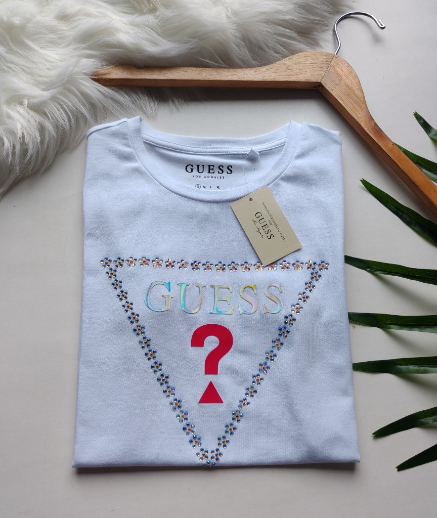 GUESS blusa blanca S