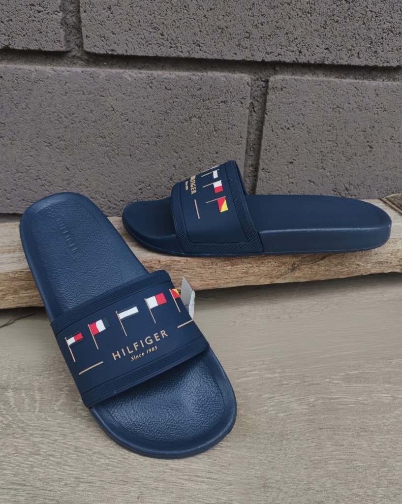 Tommy Hilfiger sandalias azules talla 10