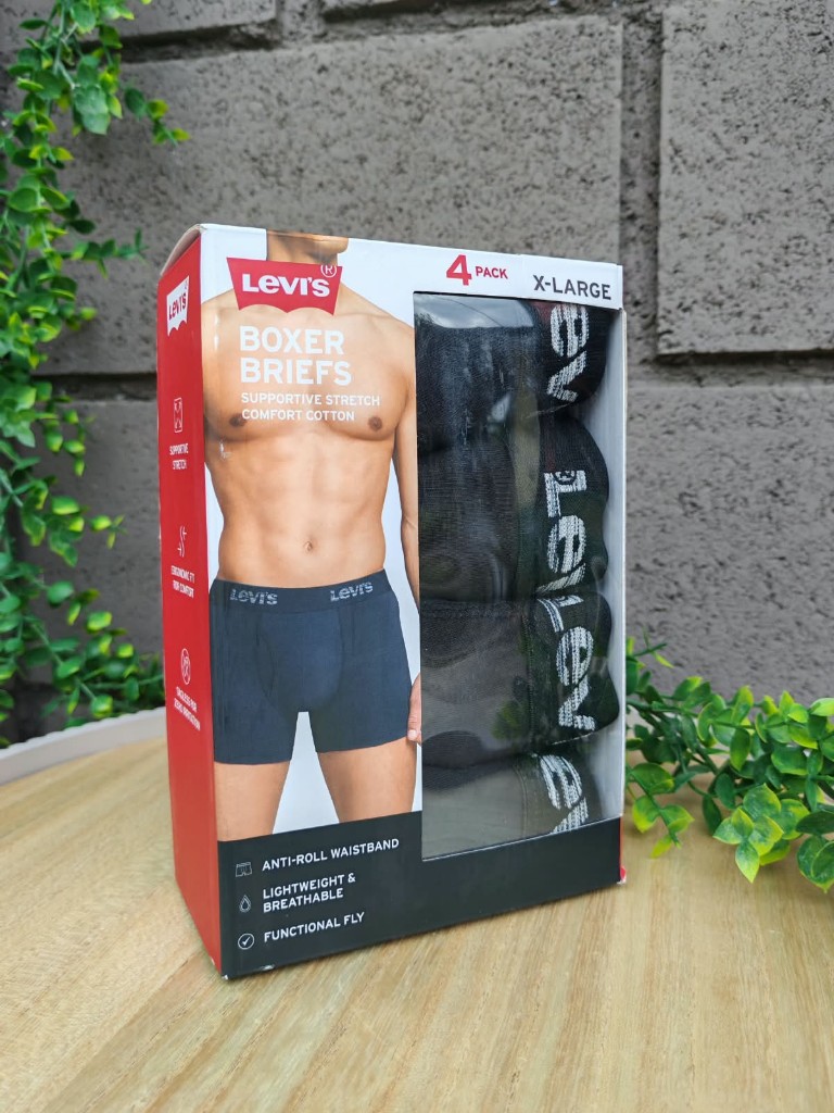 Levi's boxer briefs negro 4 pack XL