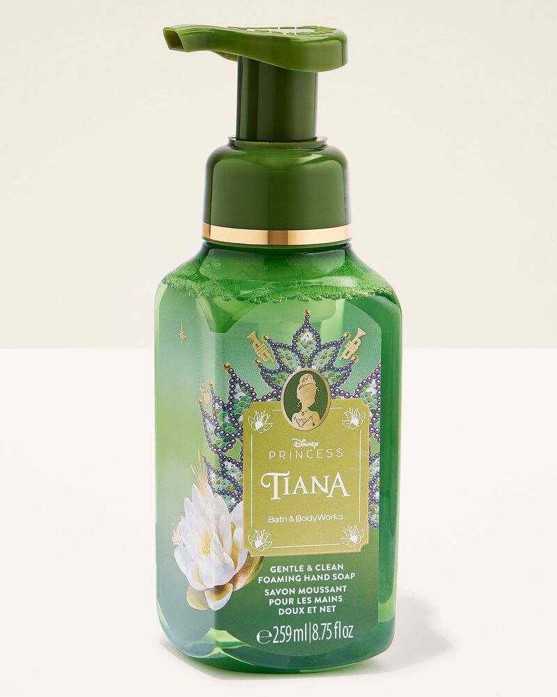 es el jabón de manos espumoso Gentle & Clean Disney Princess Tiana