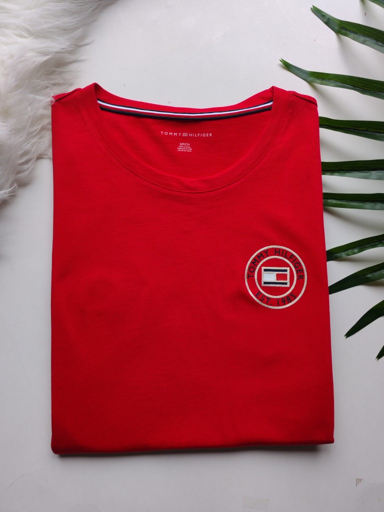 Tommy Hilfiger camiseta roja S grande