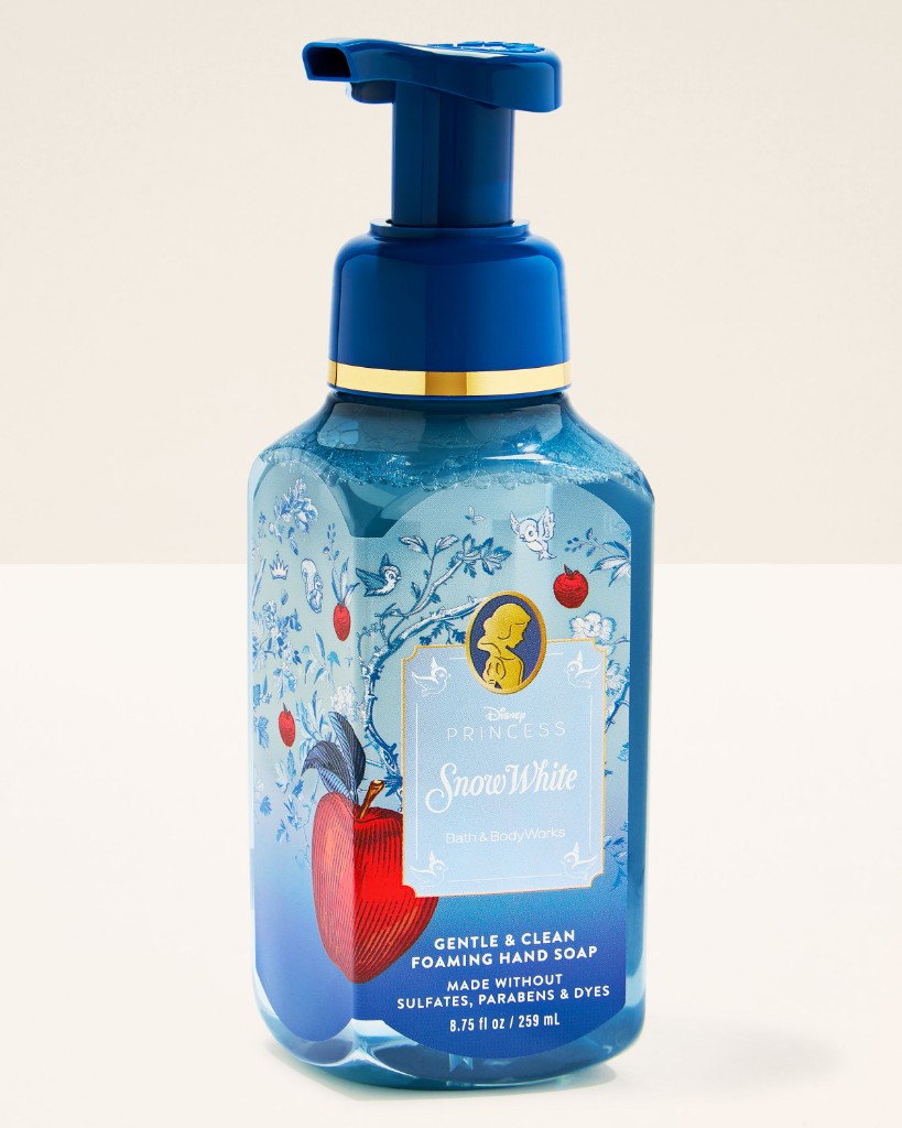Es el jabón espumoso para manos Gentle & Clean de Blancanieves (Snow White) de la colección Disney Princess x Bath & Body Works,