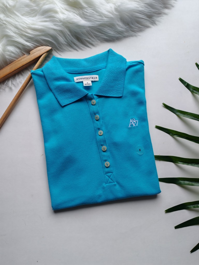 Aéropostale polo turquesa M