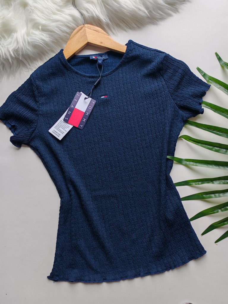Tommy Jeans camiseta azul marino