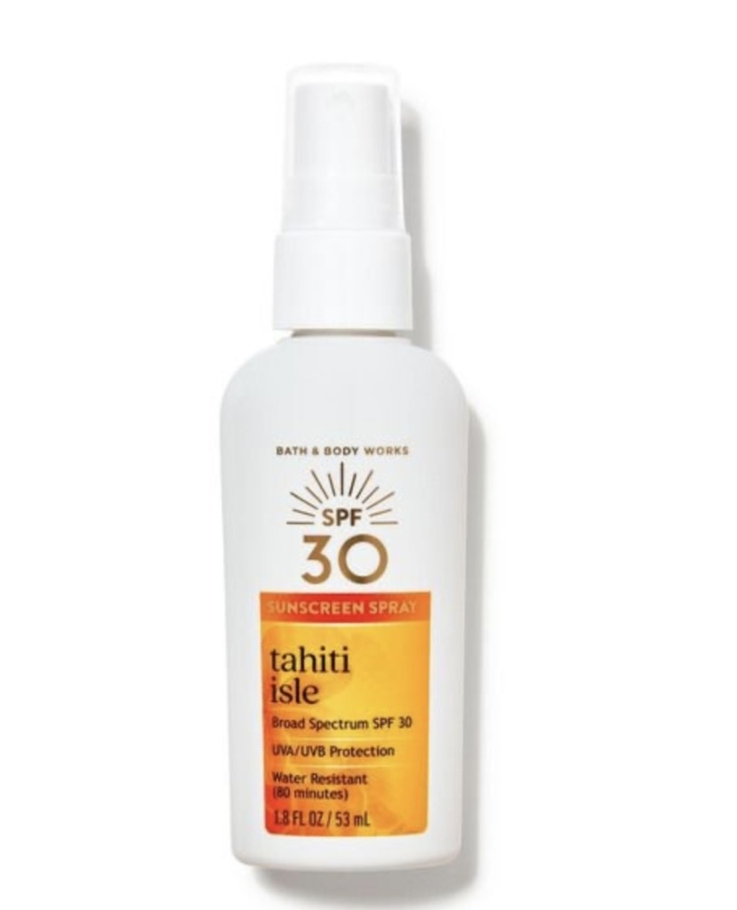 Bath & Body Works Tahiti Isle SPF 30 spray