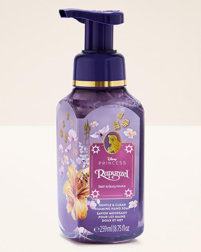 es el Jabón Espumoso de Manos Gentle & Clean (Rapunzel) de la colección Disney Princess x Bath & Body Works,
