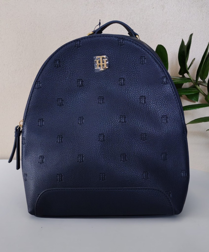 Tommy Hilfiger mochila azul pequeña