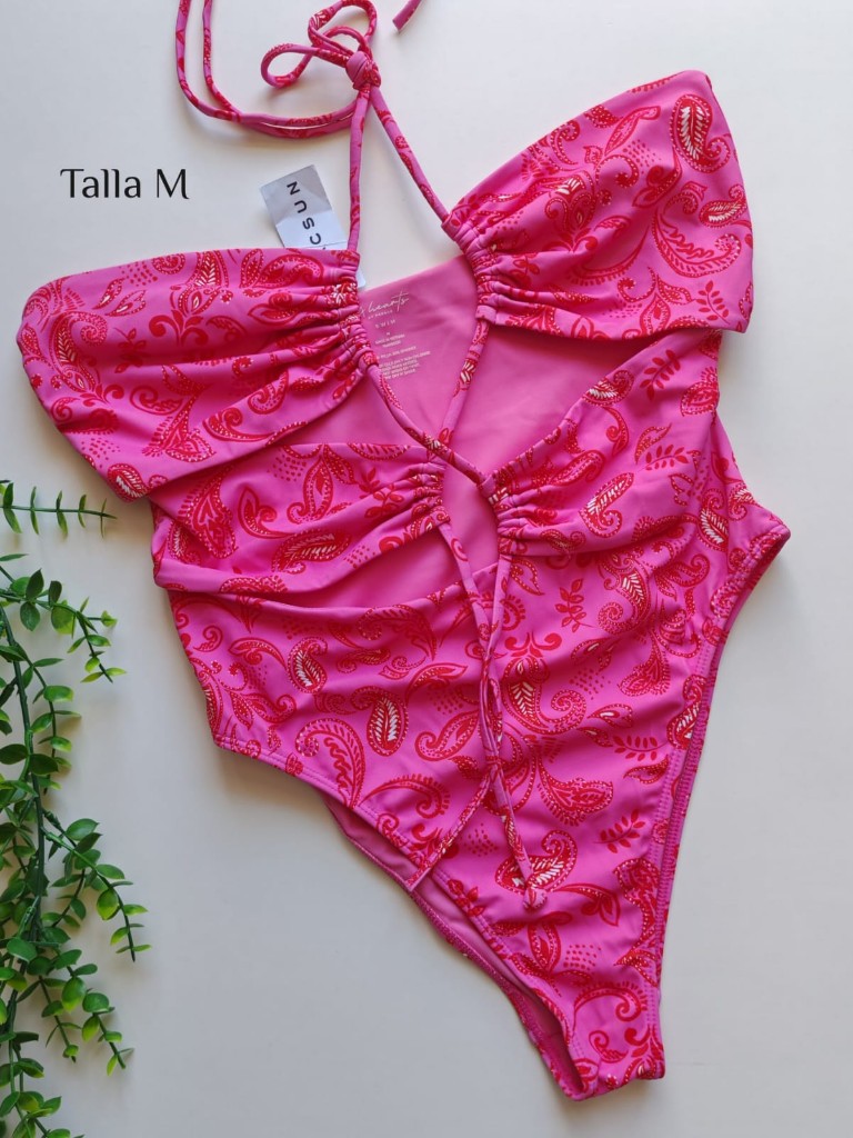 Cupshe traje de baño rosa
