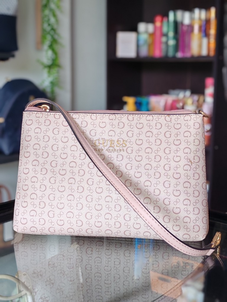 Guess bolso rosado crossbody