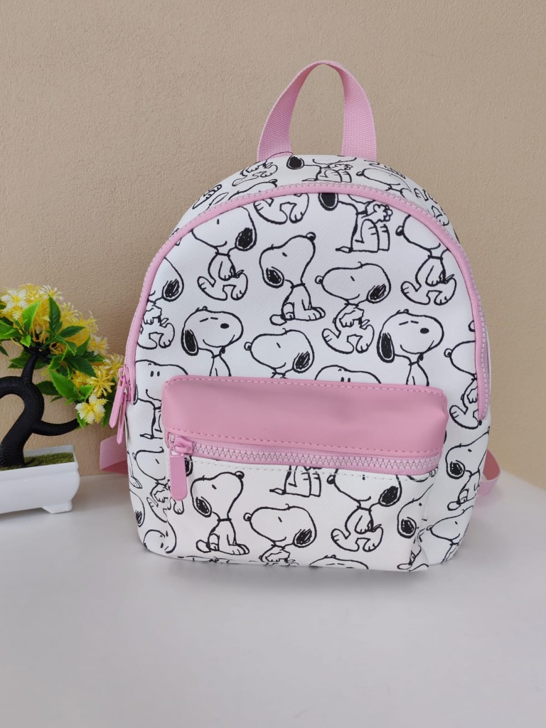 Mochila Snoopy rosa