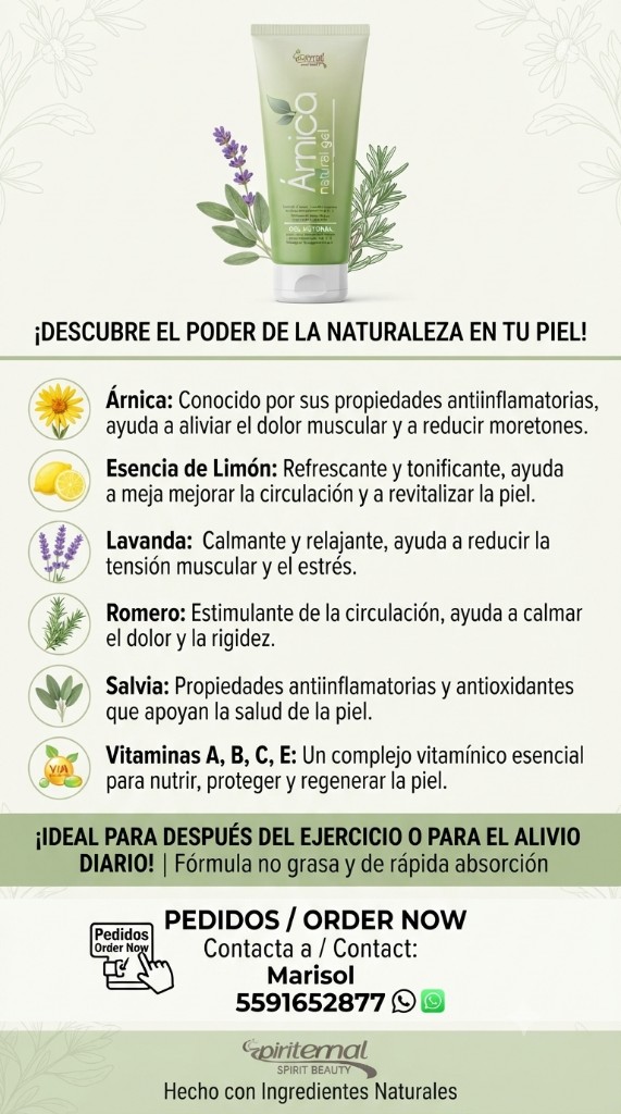 Arnica gel natural