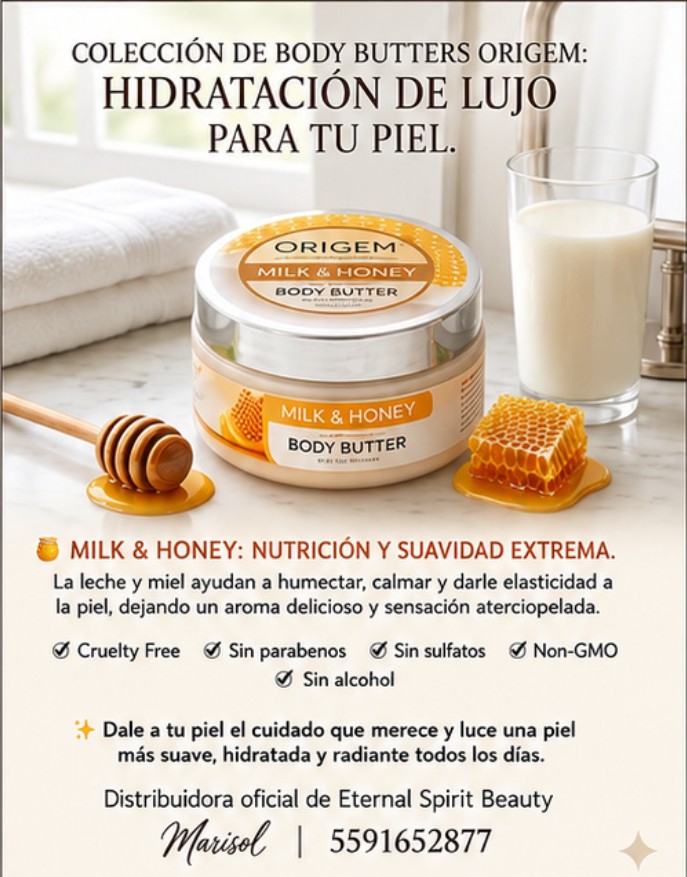 Origem Body Butter Milk & Honey