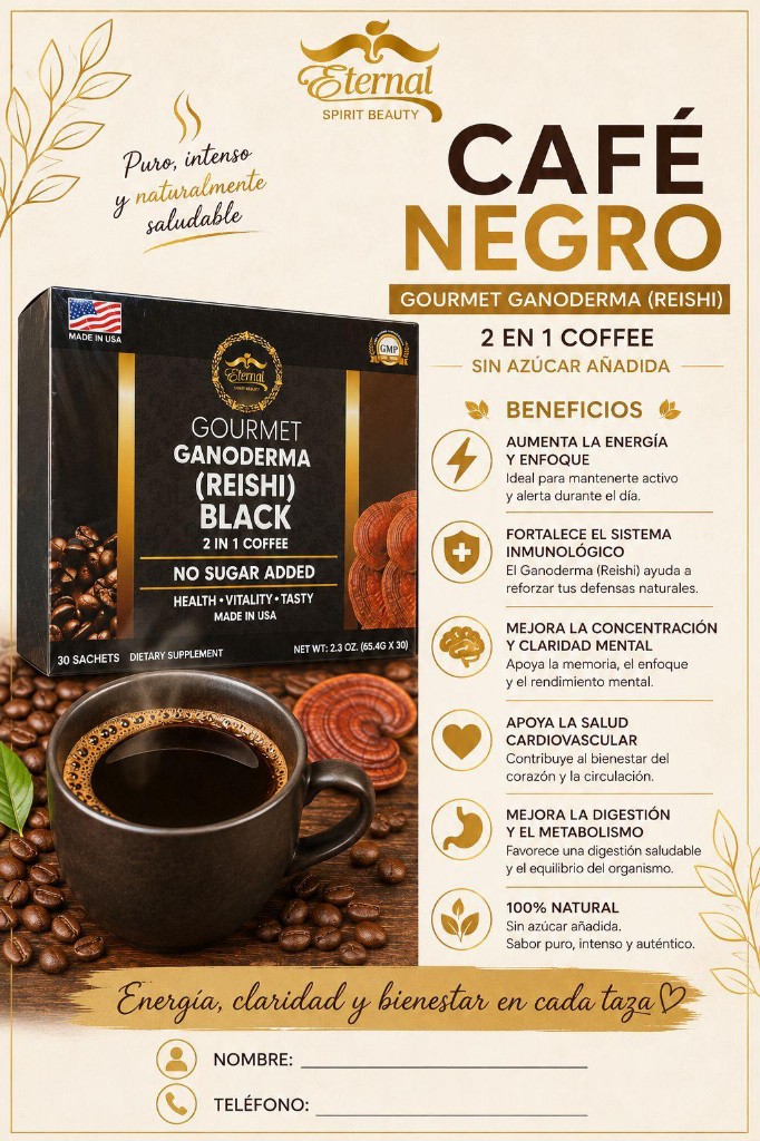 Café con Ganoderma Oscuro 30 sobres
