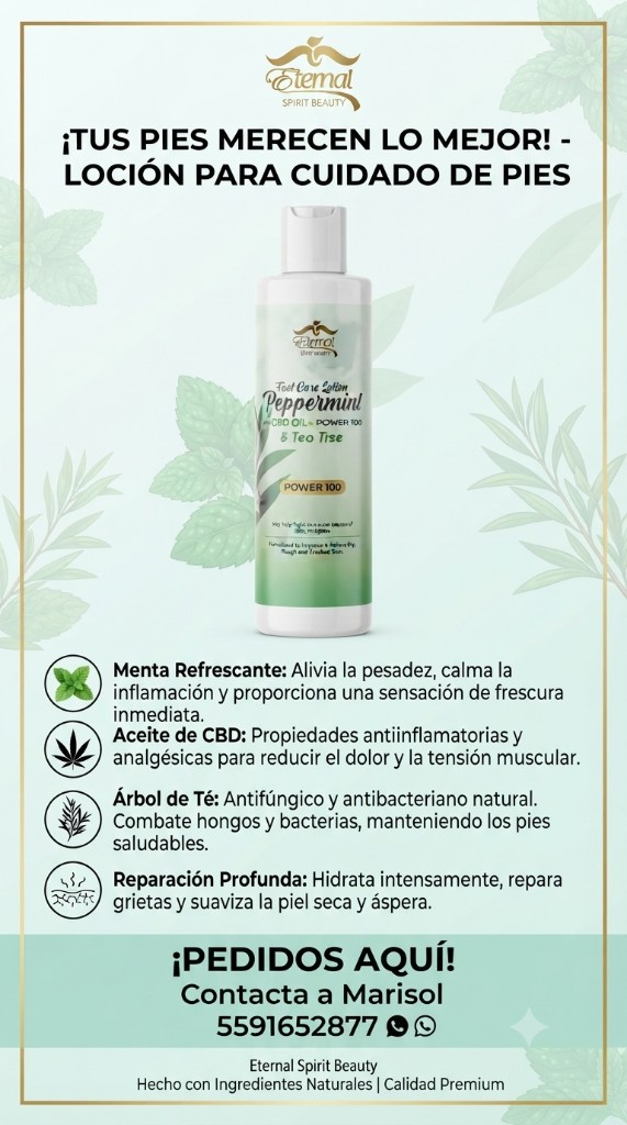 locion pies menta