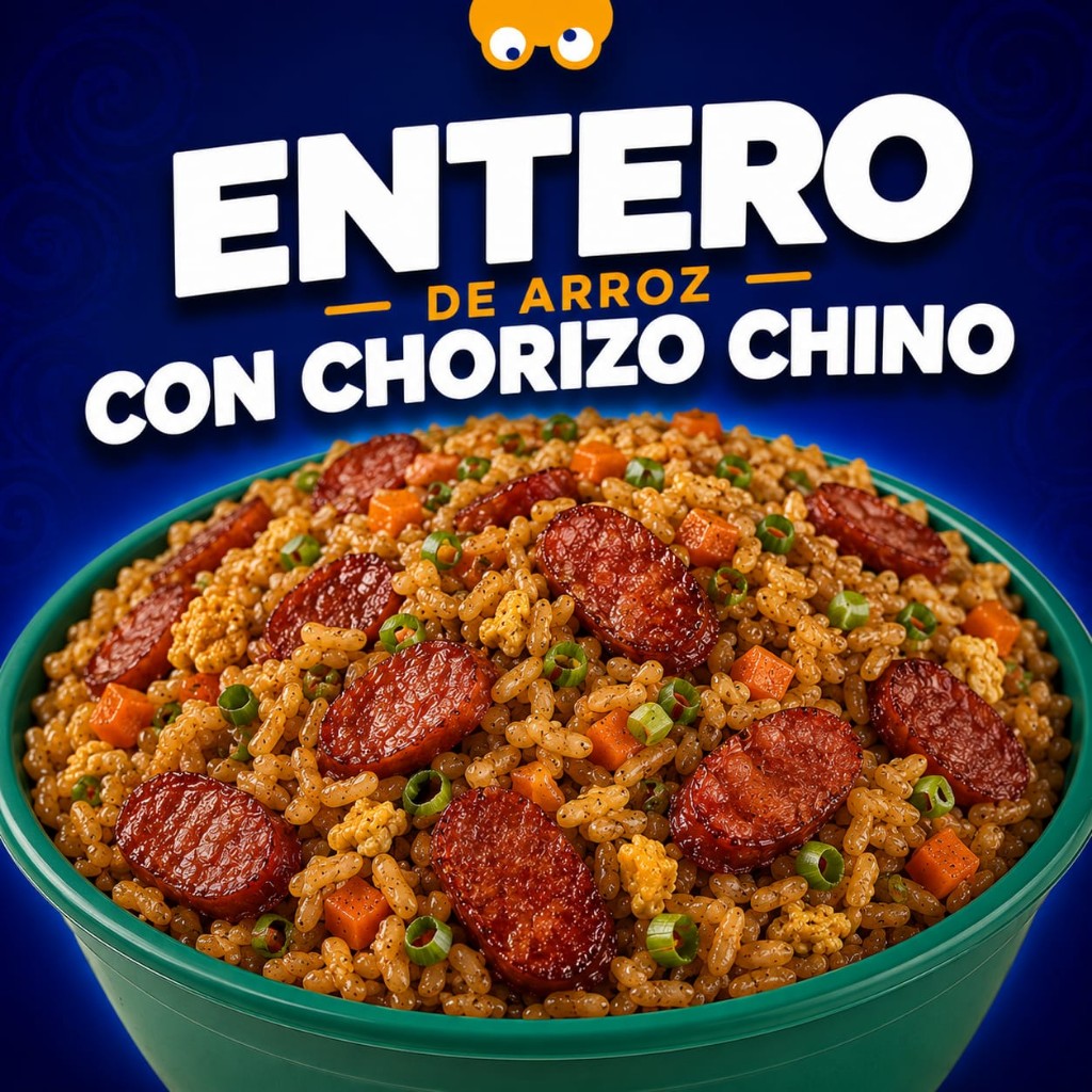 Entero de arroz con chorizo chino