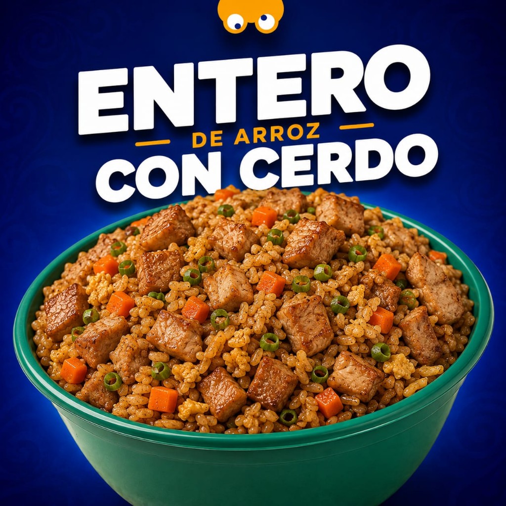 Entero de arroz con cerdo