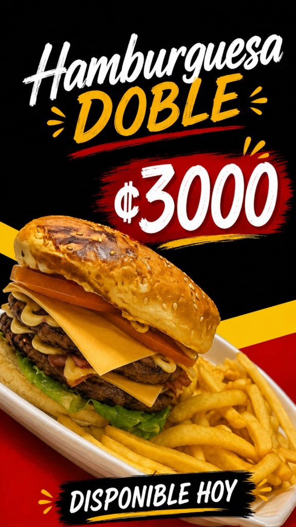 Hamburguesa doble