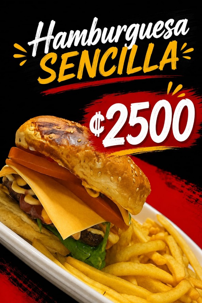 Hamburguesa sencilla
