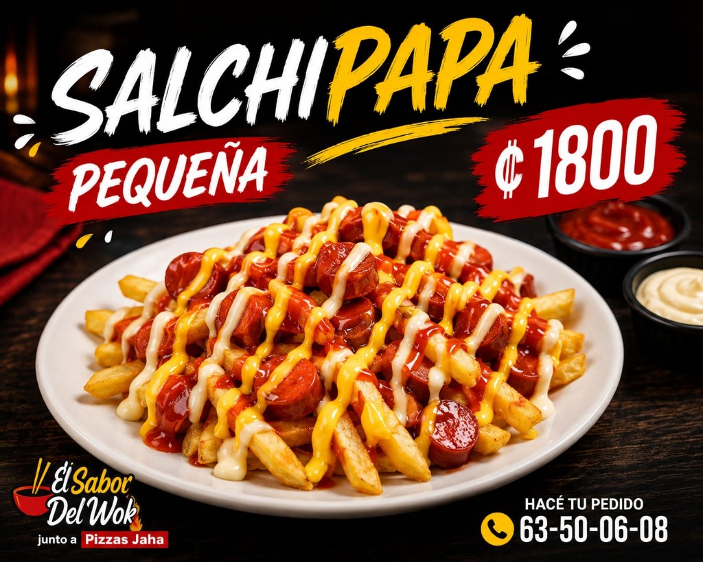 Salchipapa pequeña
