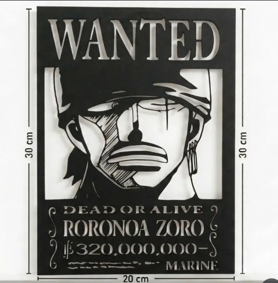 Póster One Piece Zoro