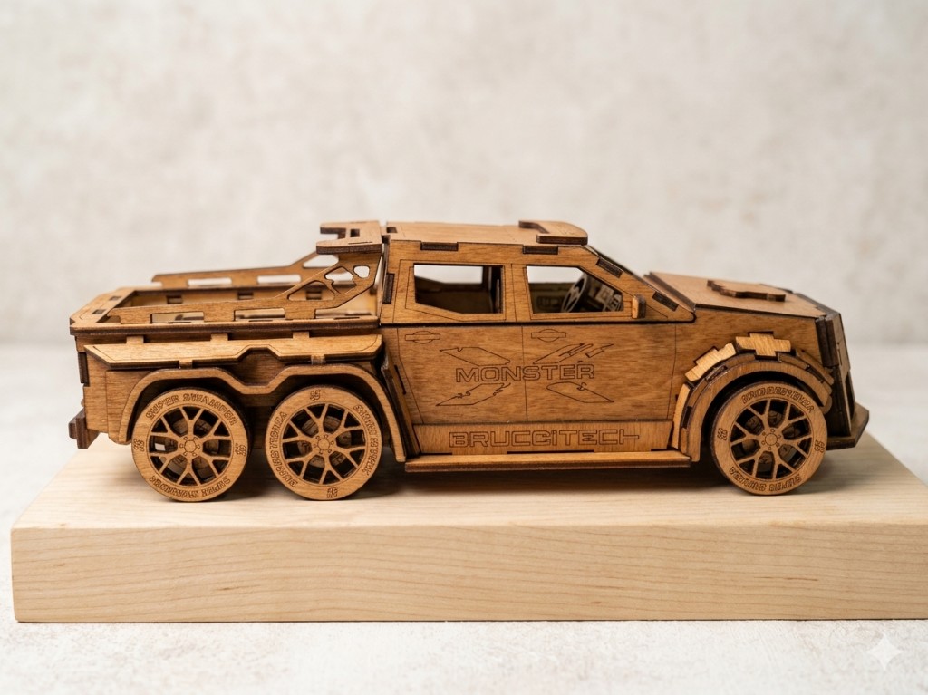 Monster Truck de madera