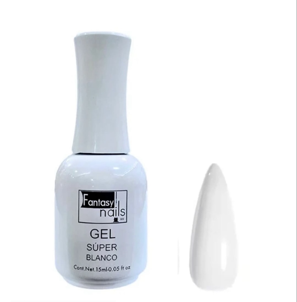 Fantasy Nails Gel Super Blanco