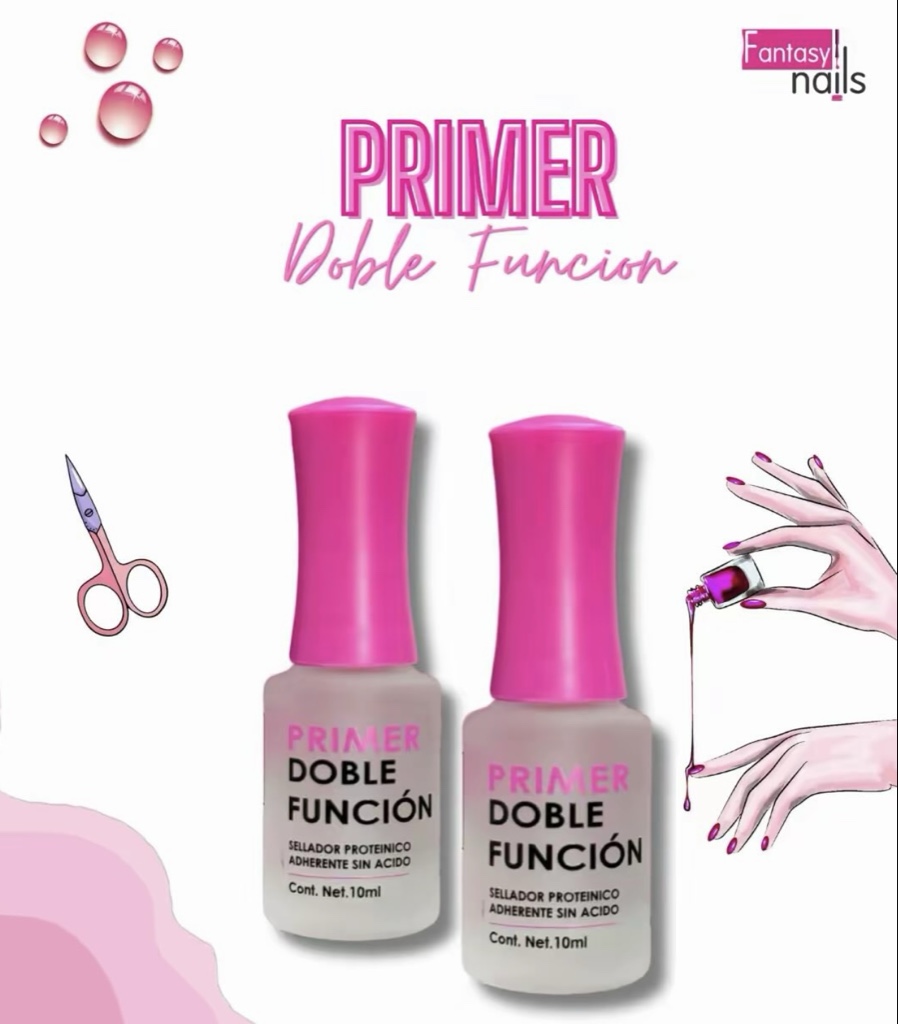 Fantasy nails Primer doble funcion