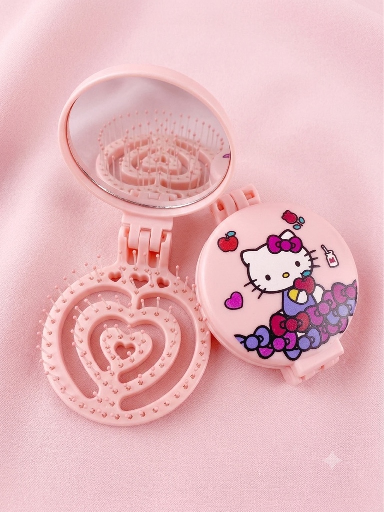 Espejo Hello Kitty rosa