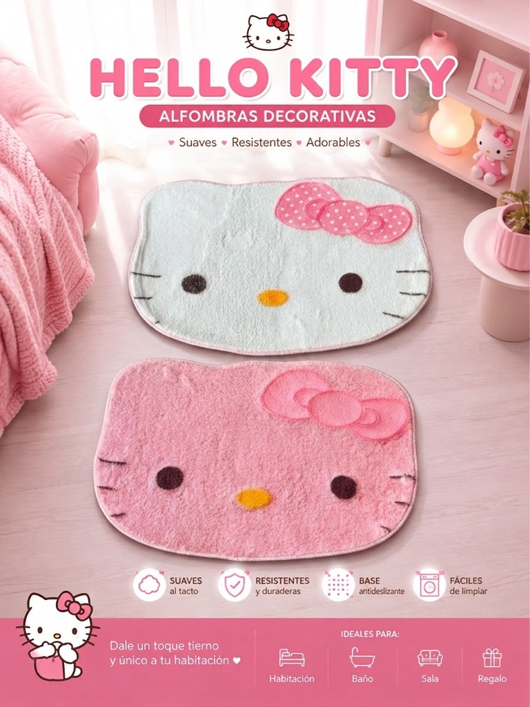 Hello Kitty alfombra decorativa