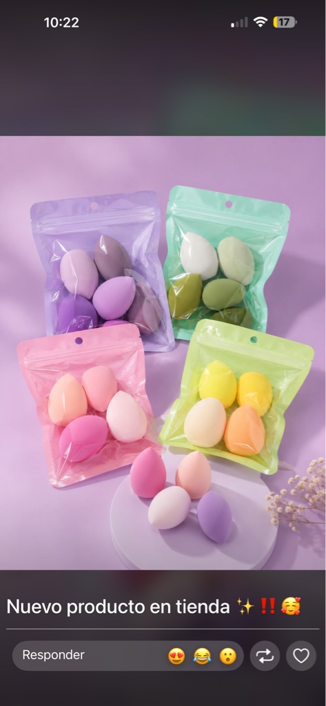 Esponjas maquillaje surtidas