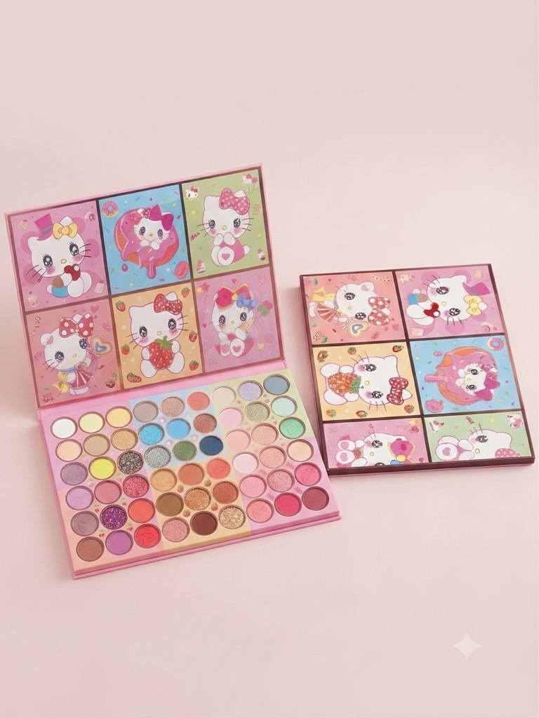 Hello Kitty paleta de sombras rosa