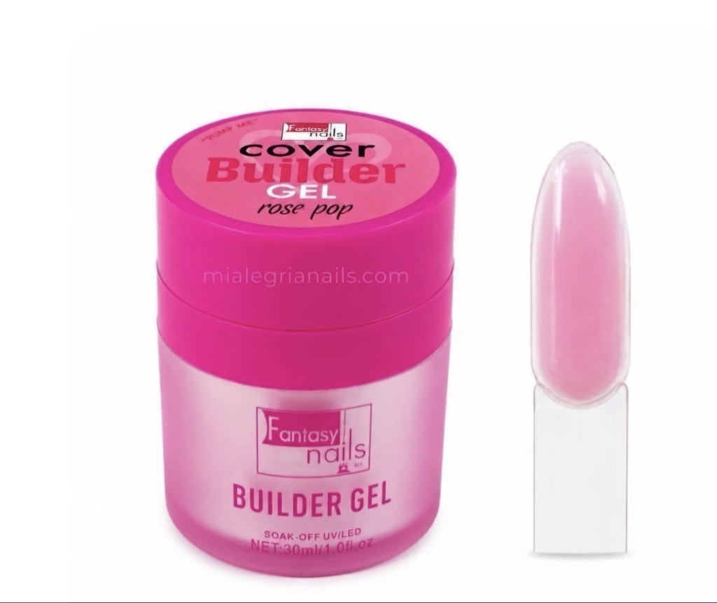 Fantasy Nails Builder Gel Rose Pop