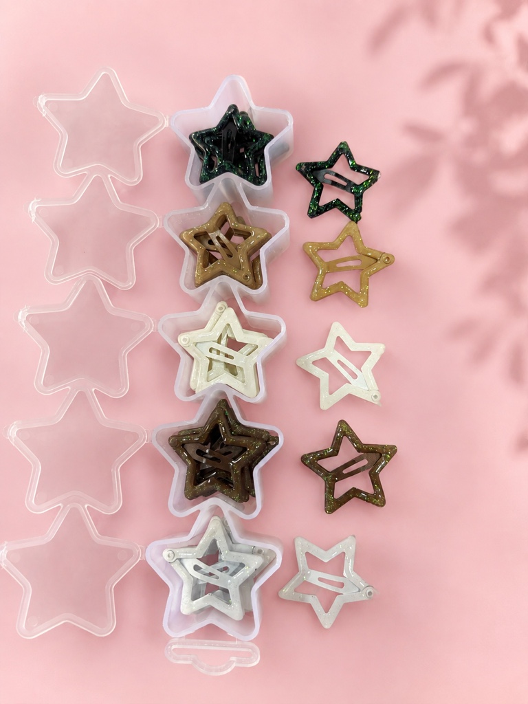 Ganchos estrella brillantes