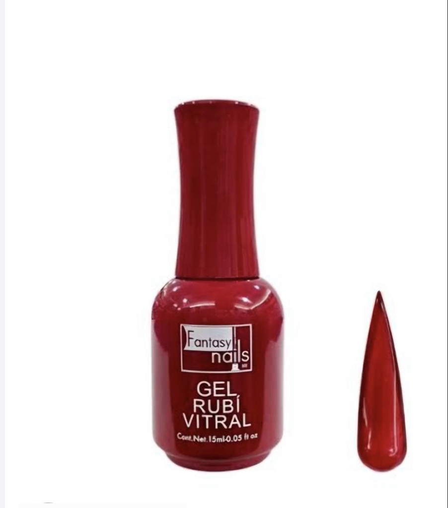 Fantasy Nails Gel Rubi Vitrail
