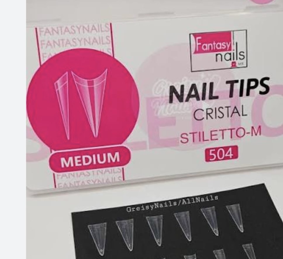 Fantasy Nails tip cristal stiletto medium