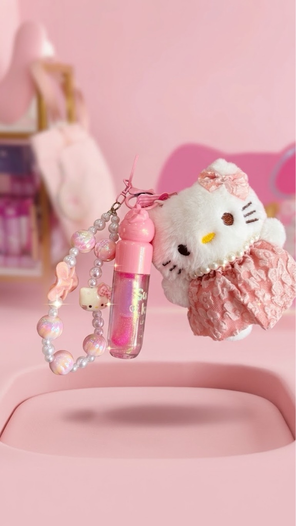 Hello Kitty llavero rosa